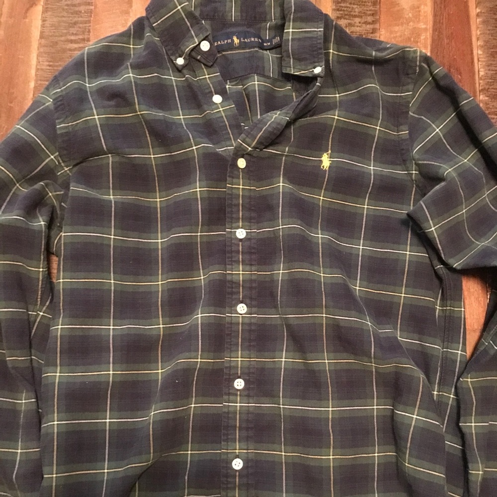 ralph lauren long sleeve button down